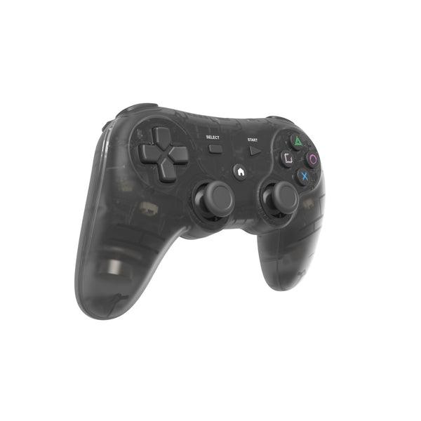Defender pro wireless controller for PS1, PS2, PS3, PS Classic, Swicth, Switch 2, PC gamepad - Smoke Black | Retro Fighters