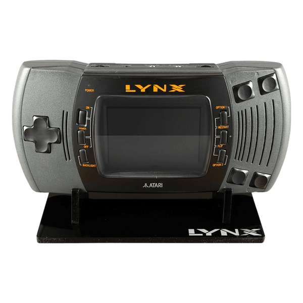 Display stand for Atari Lynx II handheld console - Crystal Black | Rose Colored Gaming