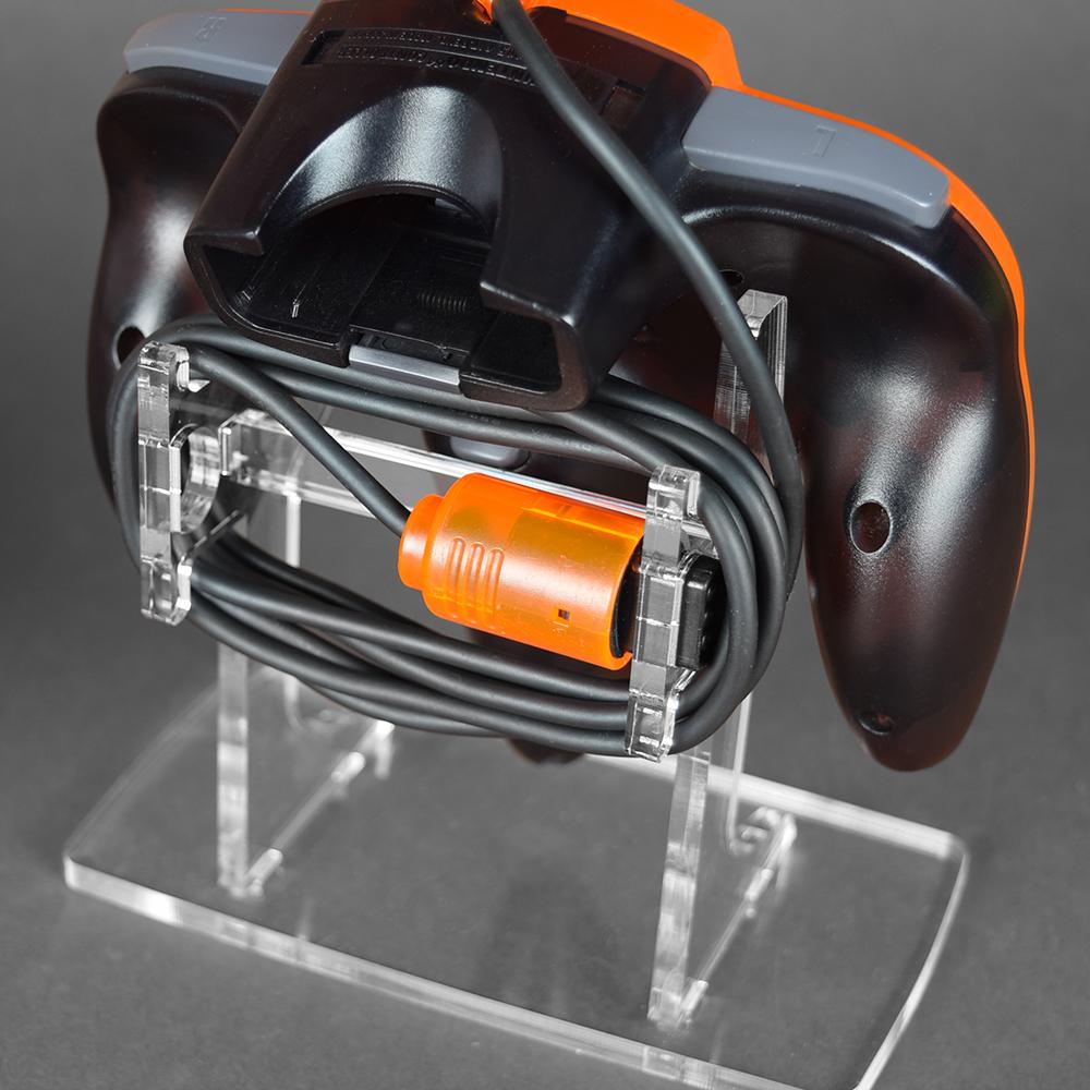 Display stand for N64 controller Nintendo 64 - Frosted Clear | Rose Colored Gaming