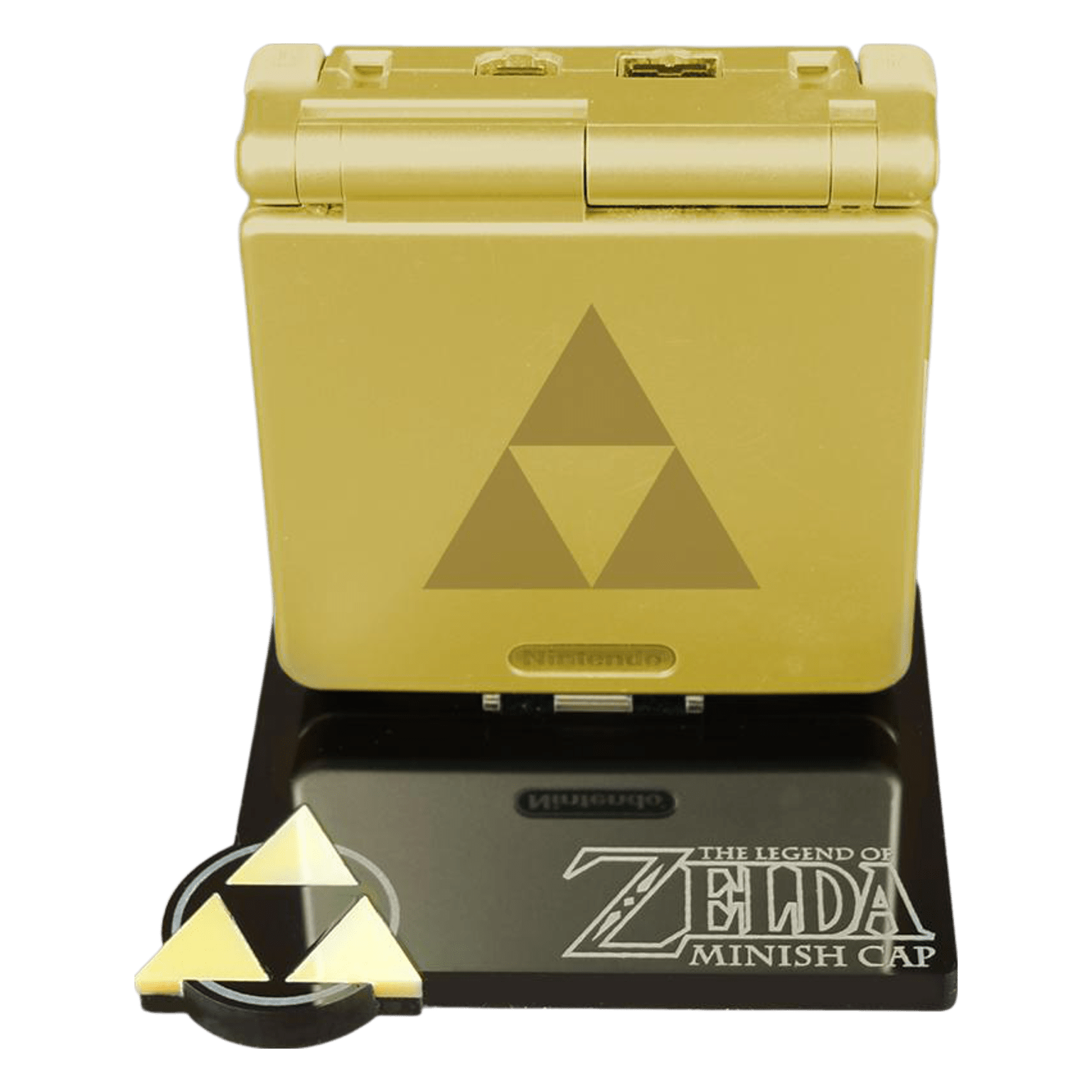 Display stand for Nintendo Game Boy Advance SP console - The Legend of Zelda The Minish Cap edition | Rose Colored Gaming