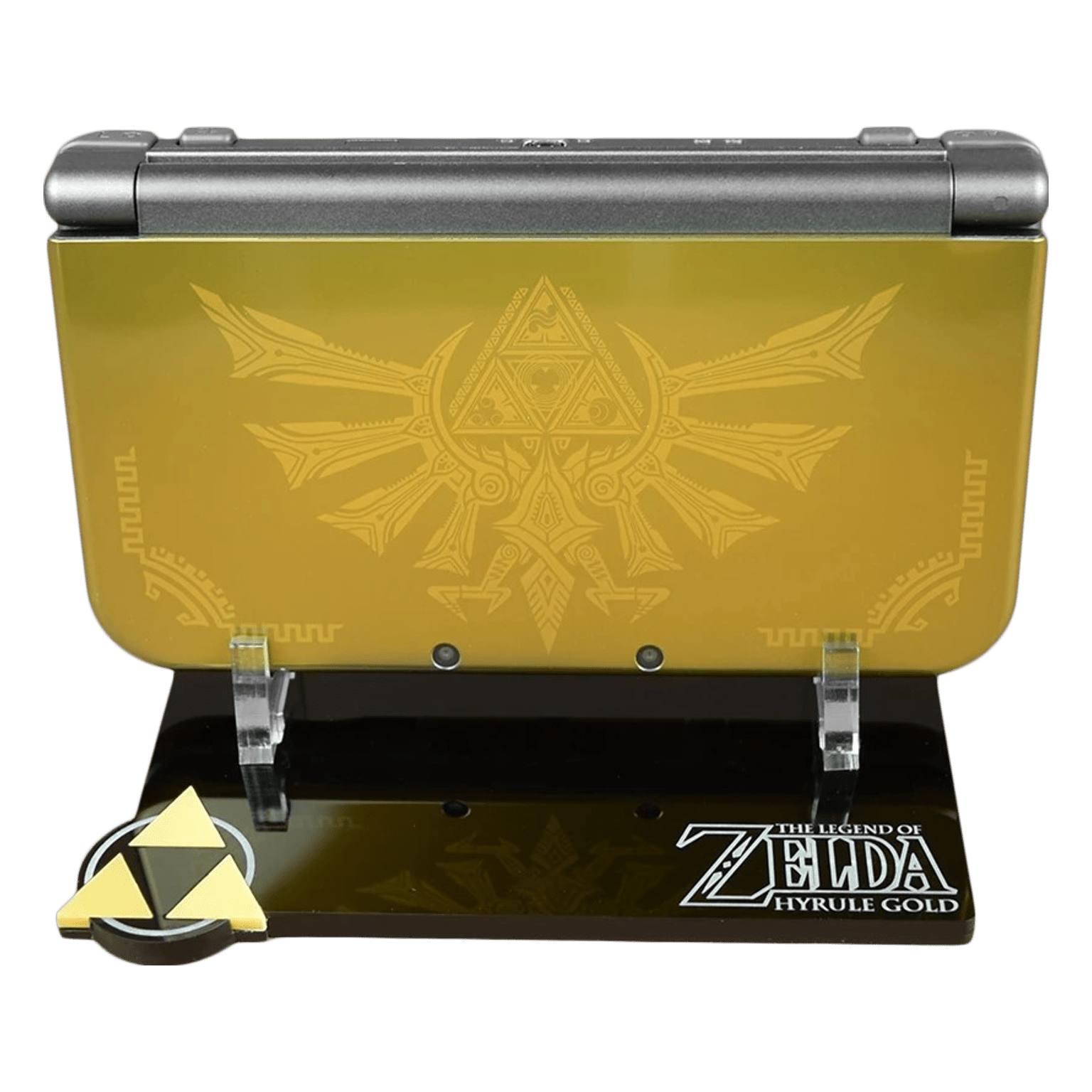 Display stand for Nintendo New 3DS XL console - The Legend of Zelda Triforce Heros Hyrule edition | Rose Colored Gaming