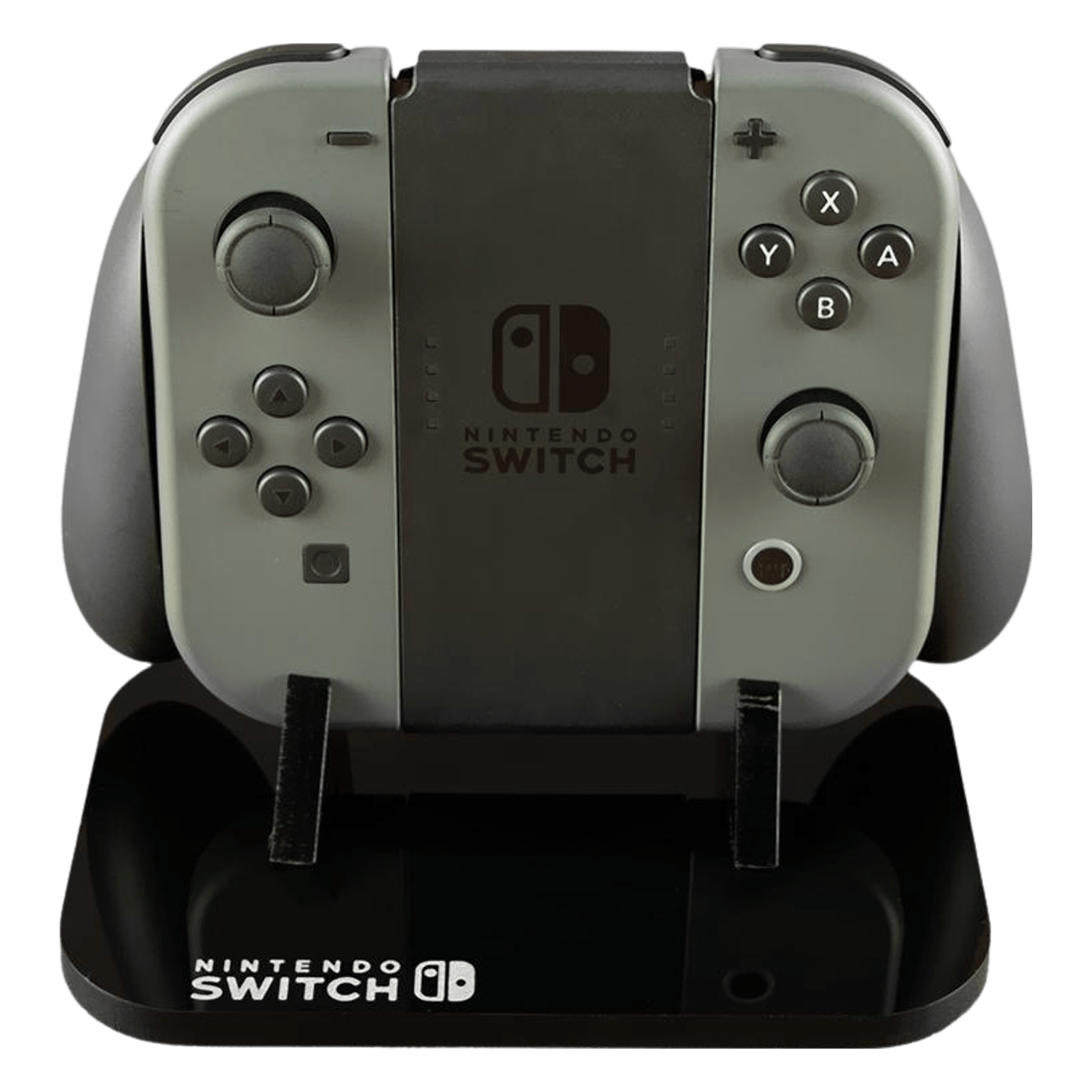 Display stand for Nintendo Switch Joy-Con controller - Crystal Black | Rose Colored Gaming