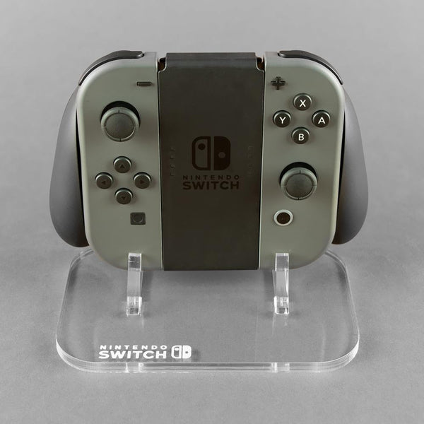Display stand for Nintendo Switch Joy-Con controller - Crystal Black | Rose Colored Gaming