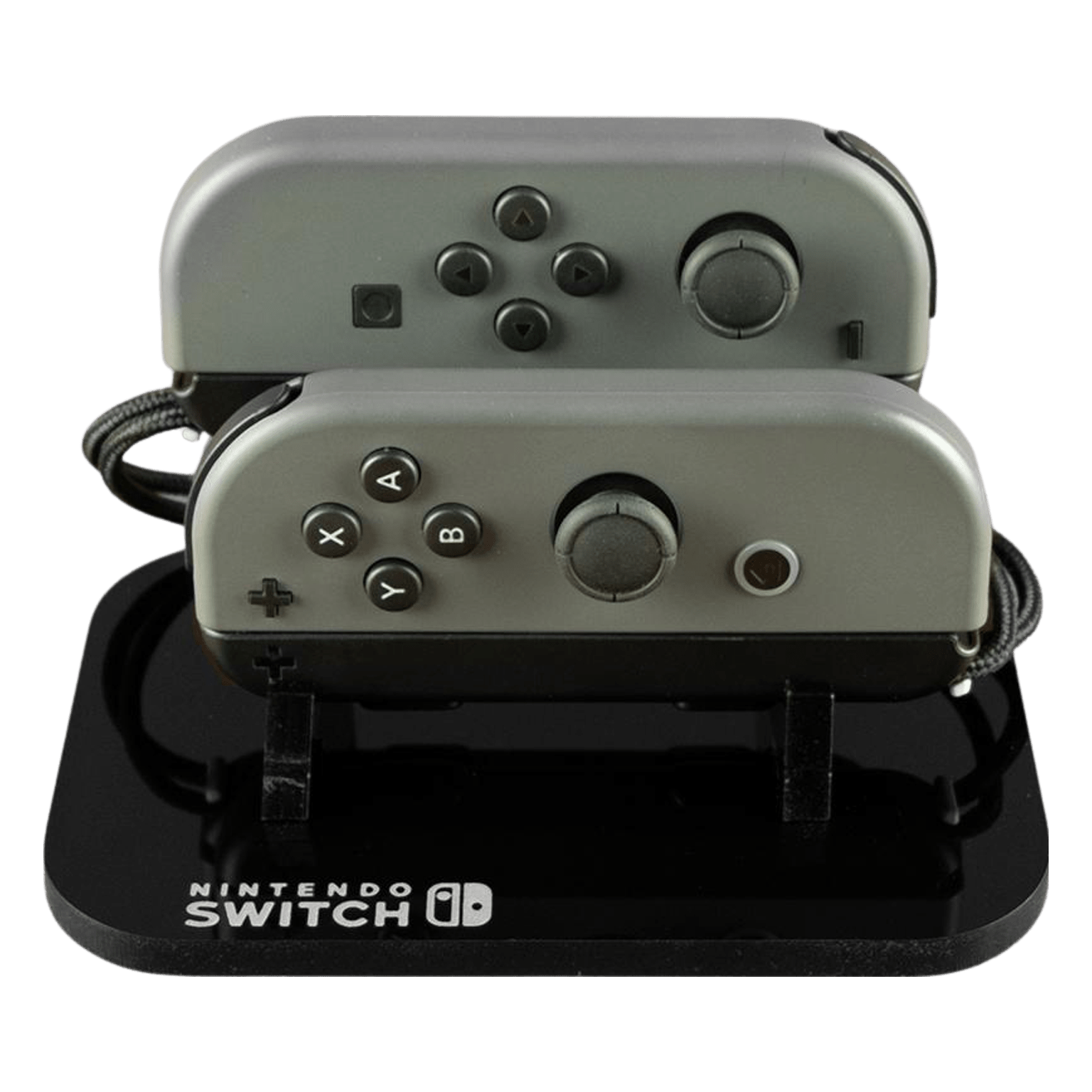 Display stand for Nintendo Switch Joy-Con controller DUO - Crystal Black | Rose Colored Gaming