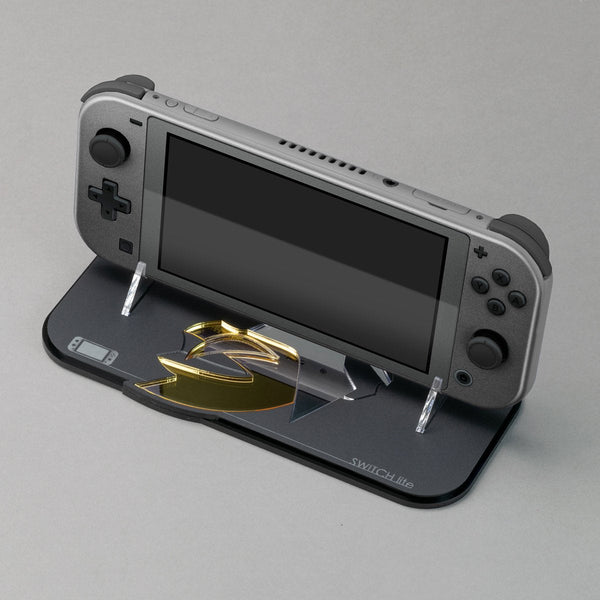 Display stand for Nintendo Switch Lite handheld console - Pokemon Dialga & Palkia Edition | Rose Colored Gaming