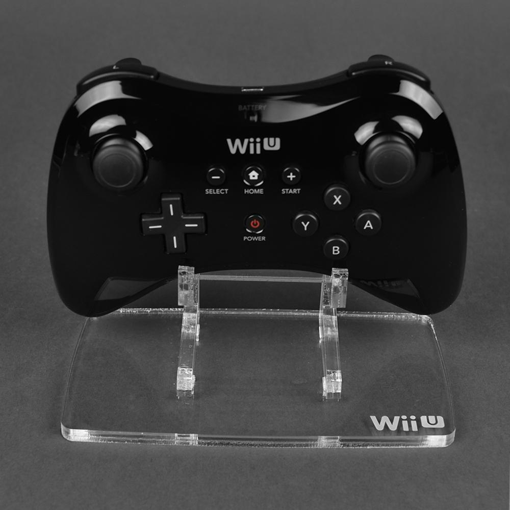 Display stand for Nintendo Wii U Pro controller - Crystal Clear | Rose Colored Gaming