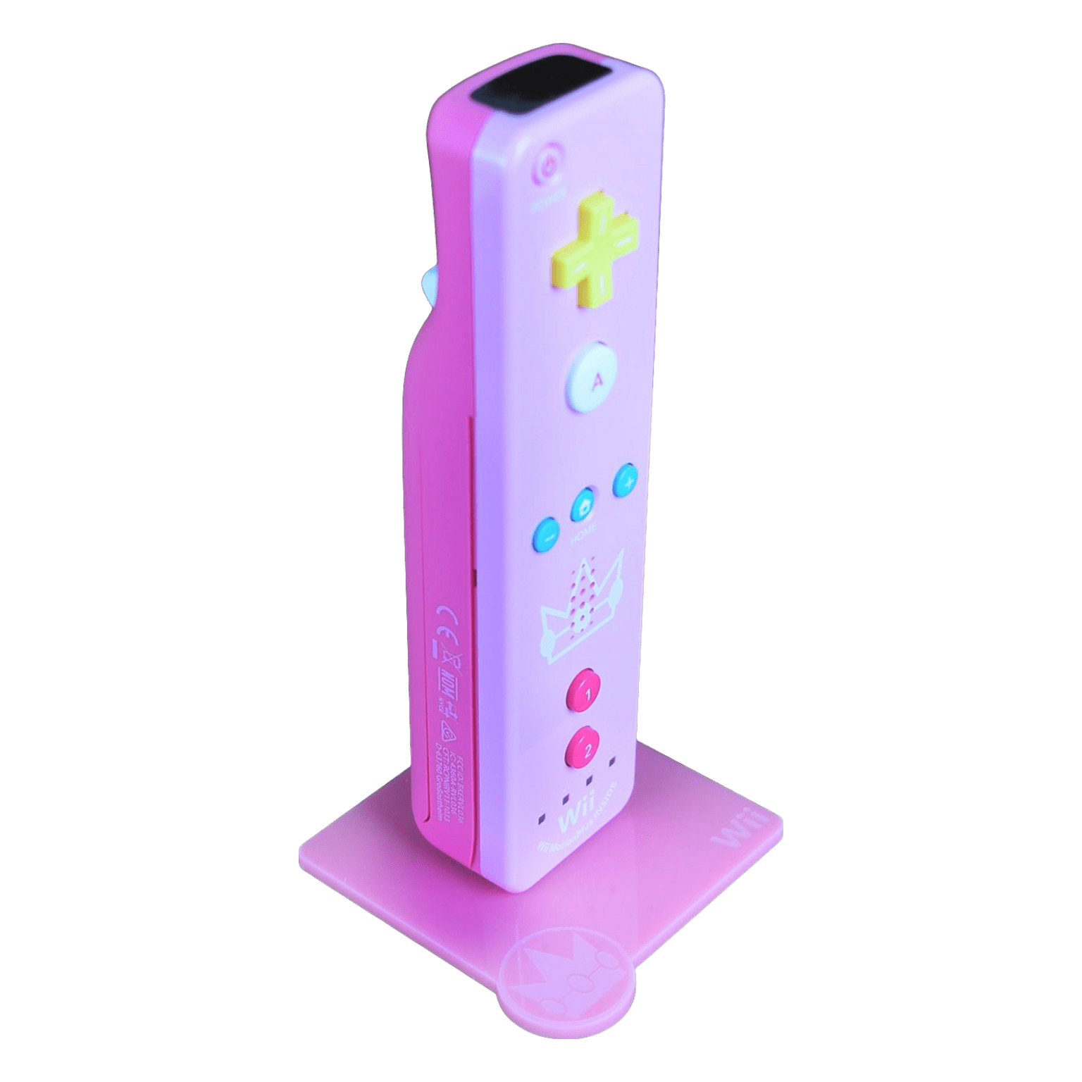 Display stand for Nintendo Wiimote controller - Princess Peach Edition | Rose Colored Gaming