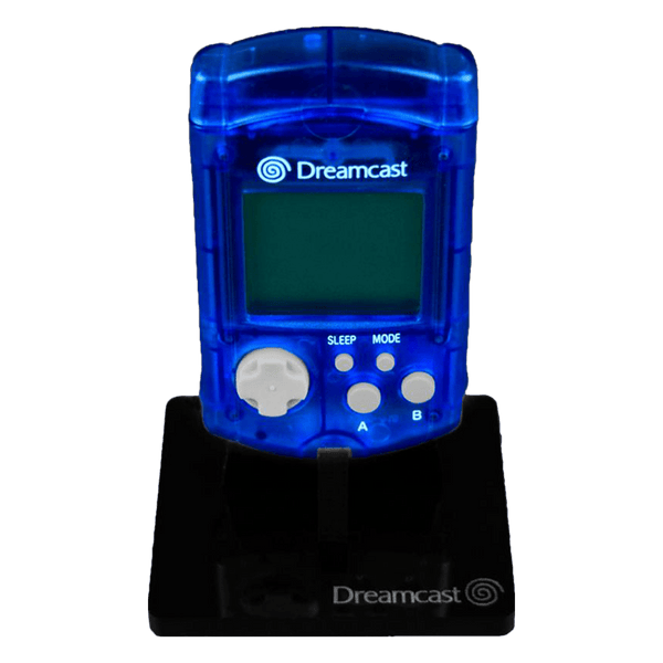 Display stand for Sega Dreamcast VMU handheld console - Crystal Black | Rose Colored Gaming