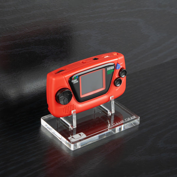 Display stand for Sega Game Gear Micro (Mini) - Crystal clear | Rose Colored Gaming