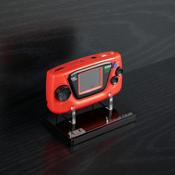 Display stand for Sega Game Gear Mini - Crystal black | Rose Colored Gaming
