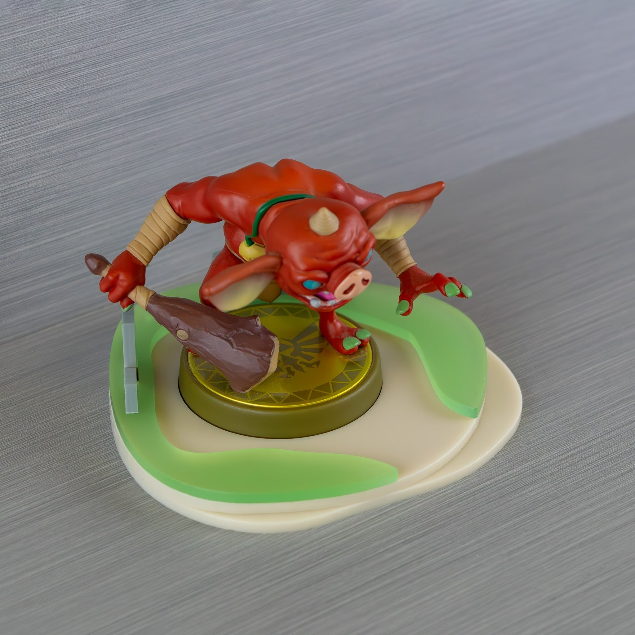 Display stand for The Legend of Zelda Breath of the Wild Bokolin Amiibo | Rose Colored Gaming