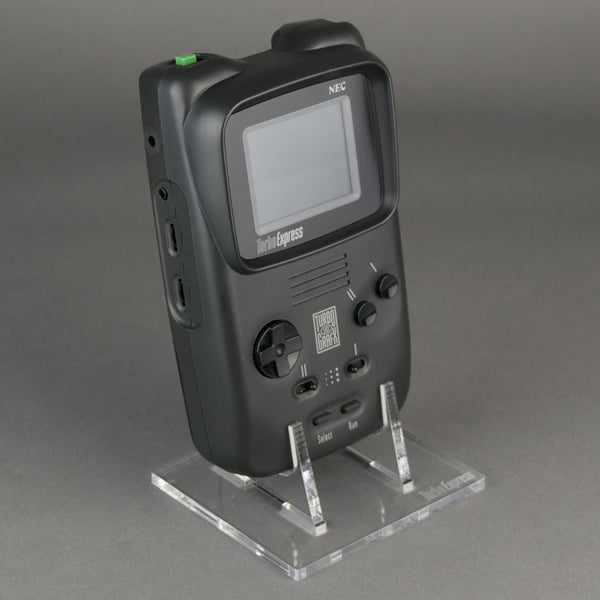 Display stand for TurboExpress handheld console - Crystal Clear | Rose Colored Gaming