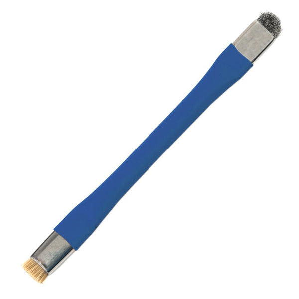 Dual head soft and abrasive wire cleaning brush anti static safe for PCB & electronic repair applications | ZedLabz