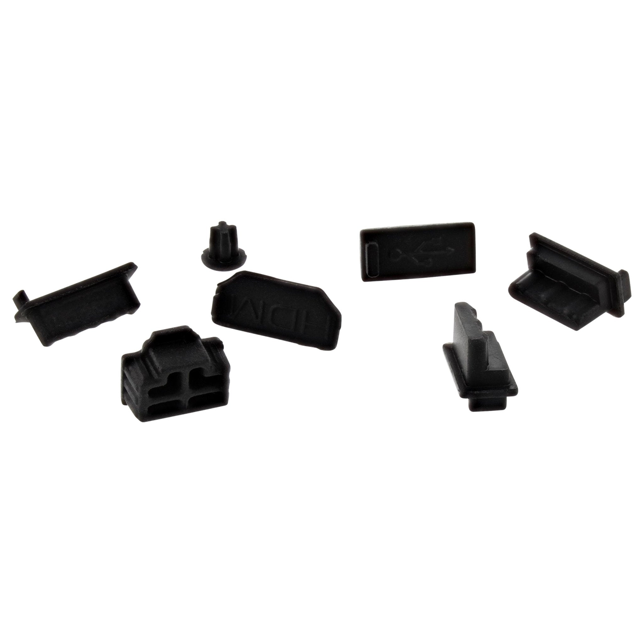 Dust Caps for Xbox One S silicone rubber port cover plugs – black | ZedLabz