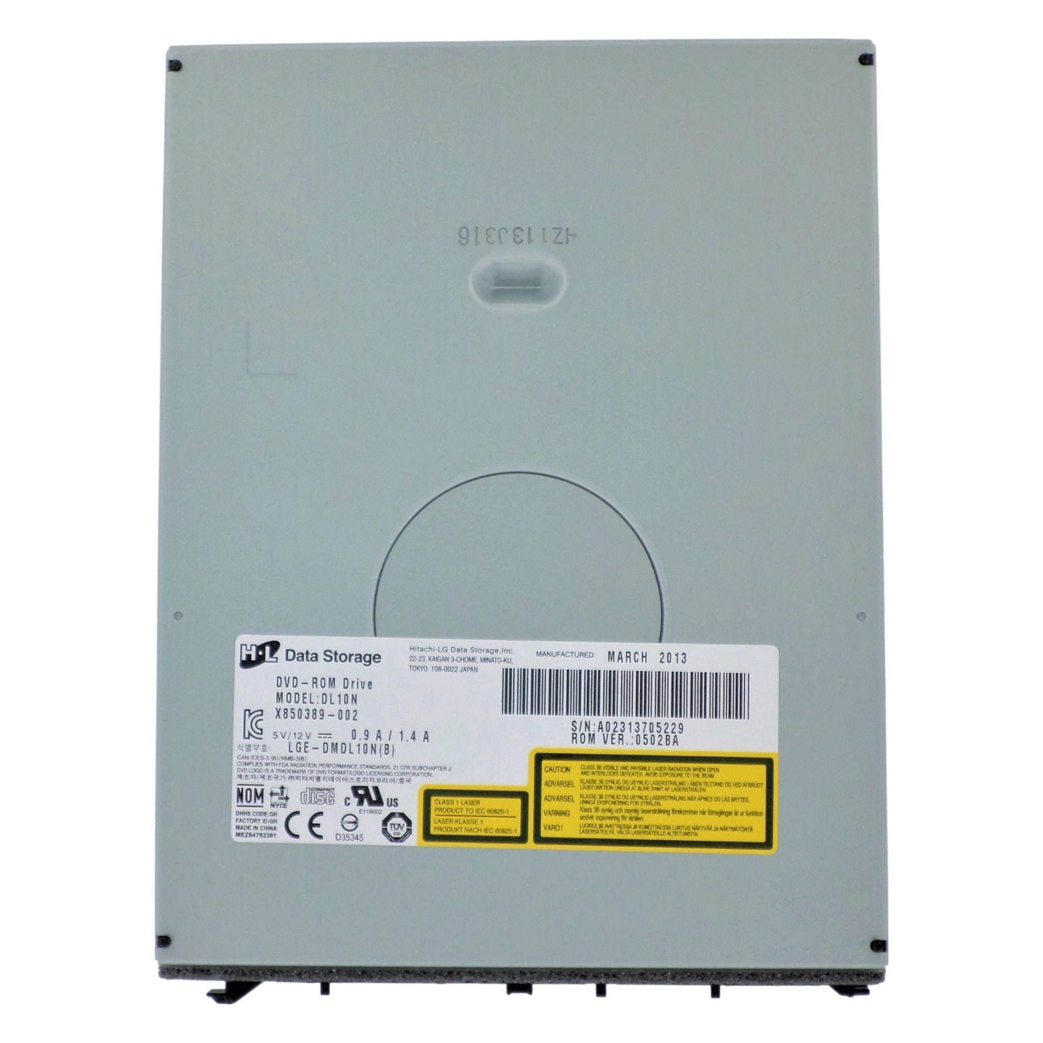 DVD Rom Drive for Xbox 360 Slim console Hitachi-LG DLN10N internal replacement - PULLED | ZedLabz