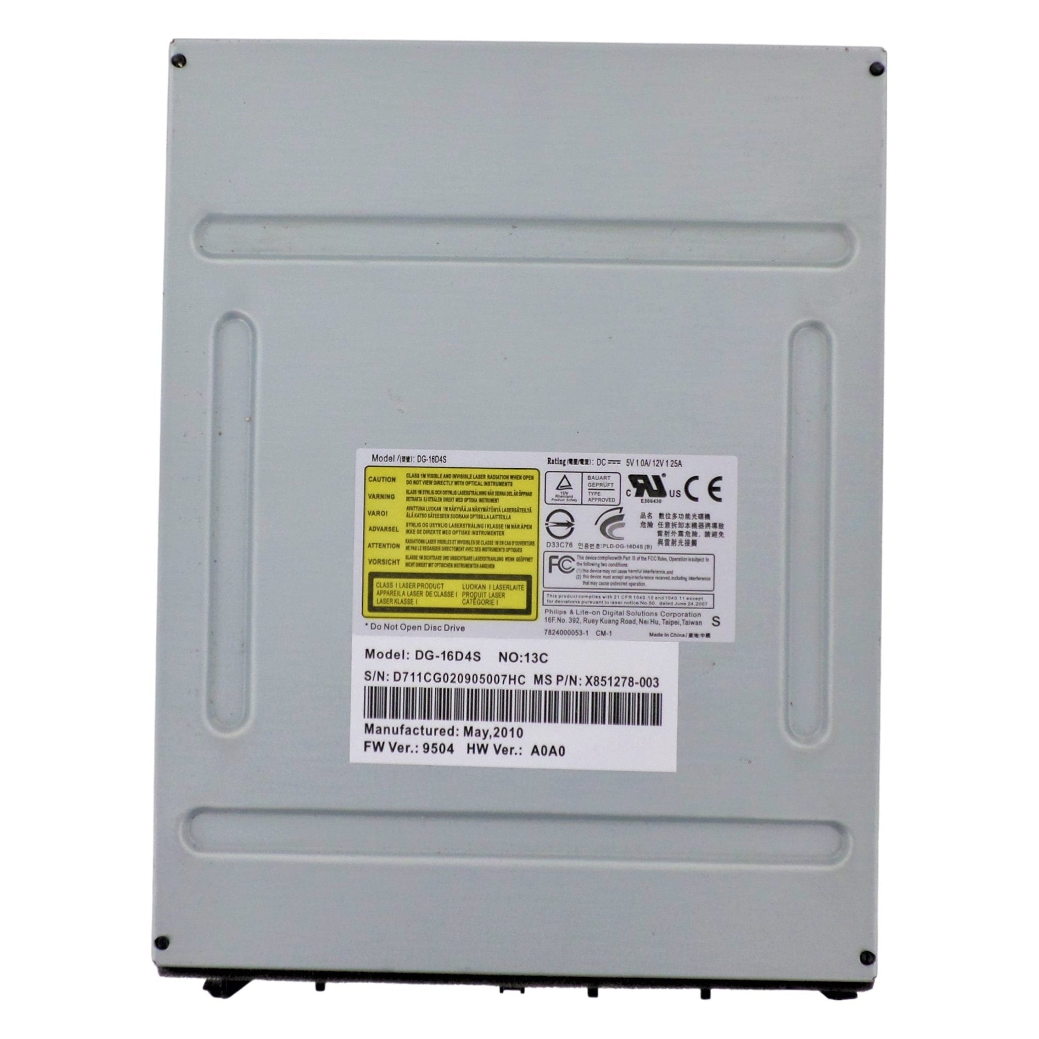 DVD Rom Drive for Xbox 360 Slim console Liteon DG16D4S internal replacement - PULLED | ZedLabz