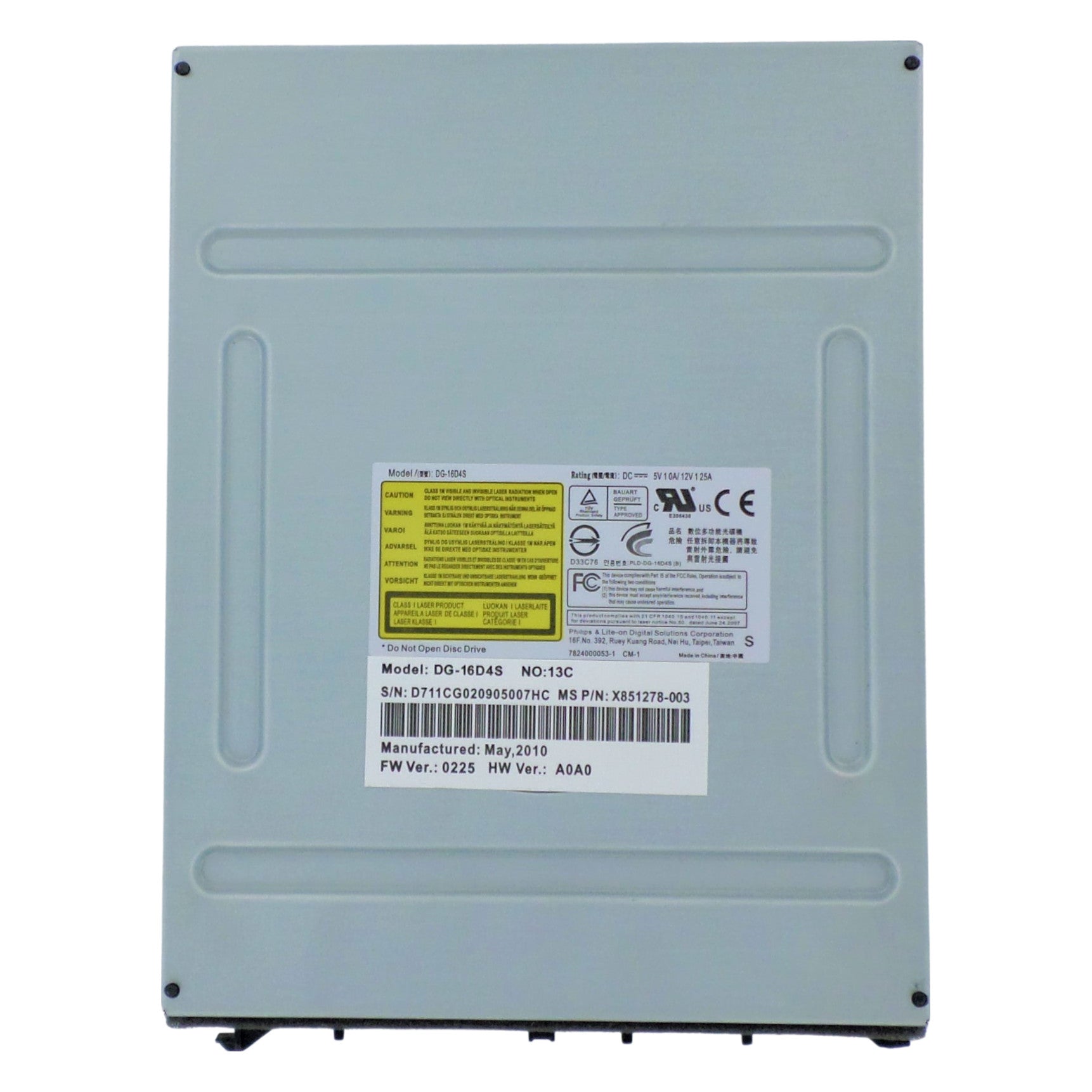 DVD Rom Drive for Xbox 360 Slim Liteon DG16D4S console internal replacement - PULLED | ZedLabz