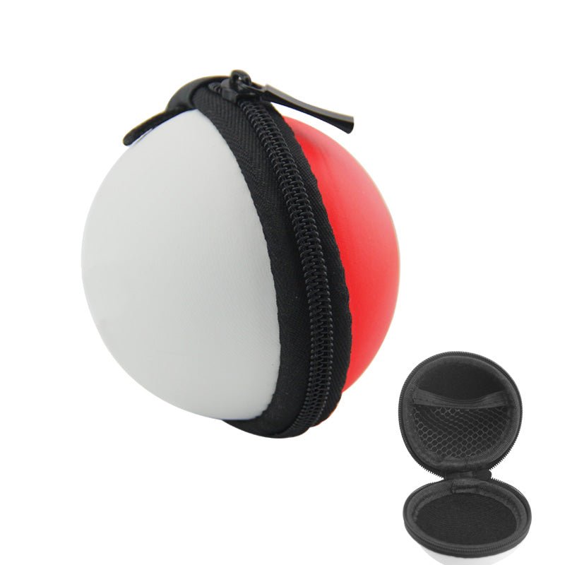 Eva Pokeball plus case for Nintendo Switch Pokemon hard protective travel case - red & white | ZedLabz