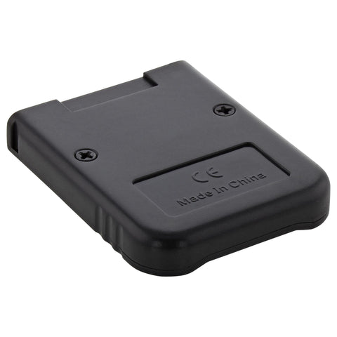 Memory card for GameCube & Wii Nintendo 16MB 251 Block NGC GC compatible replacement - black | ZedLabz