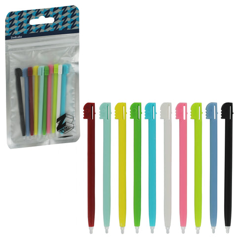 Plastic Stylus For Nintendo DS Lite - 10 Pack Rainbow | ZedLabz