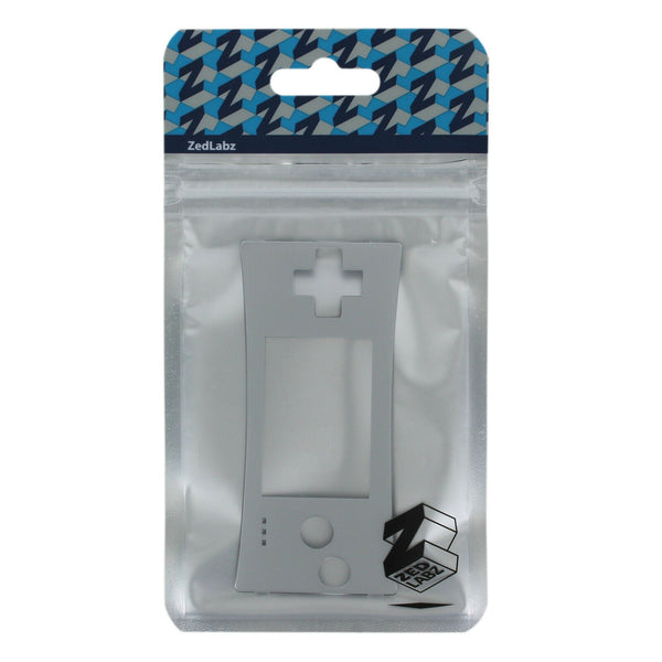 Faceplate screen for Nintendo Game Boy Micro console lens replacement - Silver REFURB | ZedLabz