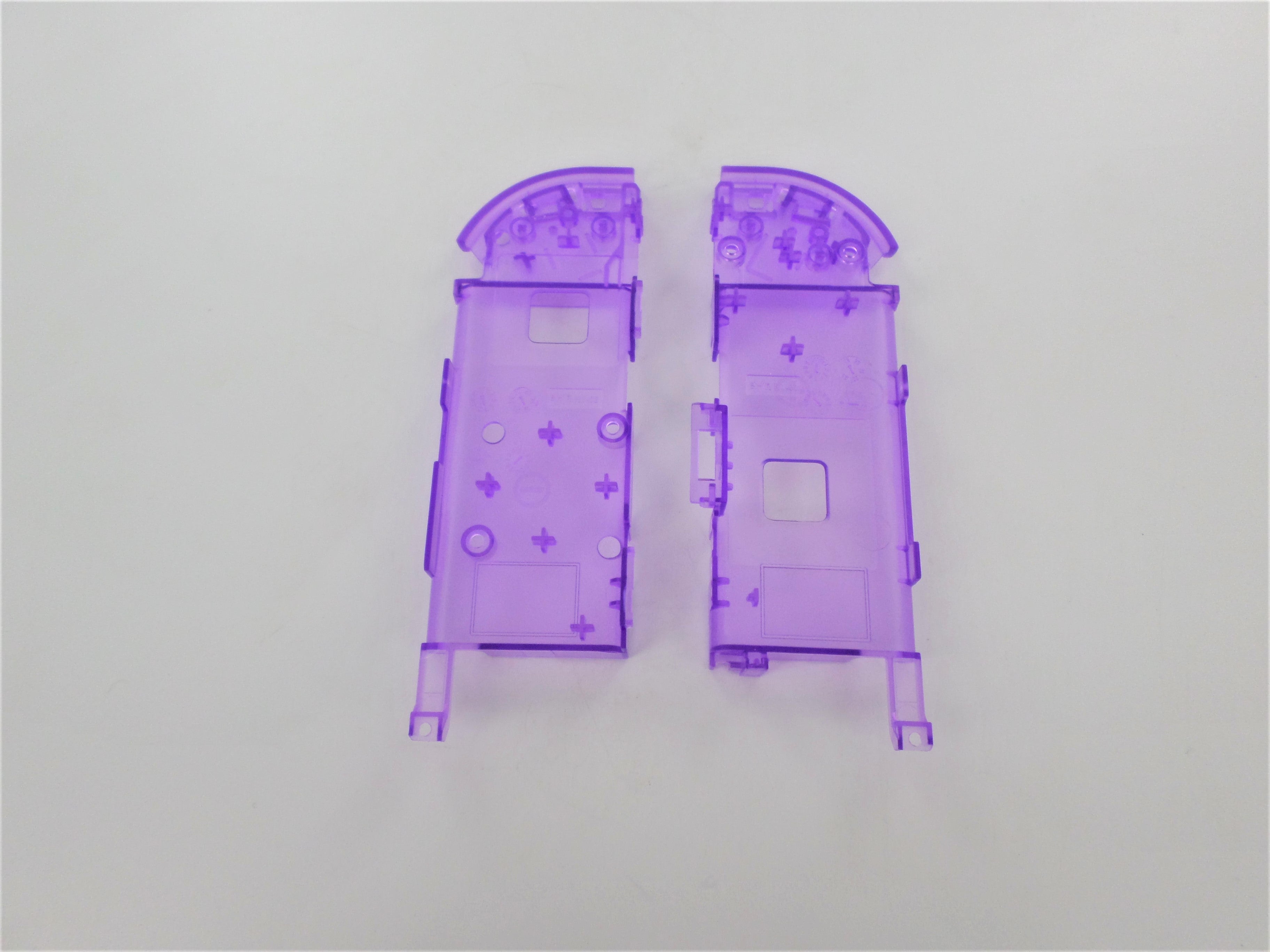 Housing shell for Nintendo Switch Joy-Con controller hard casing replacement - Transparent Purple | ZedLabz