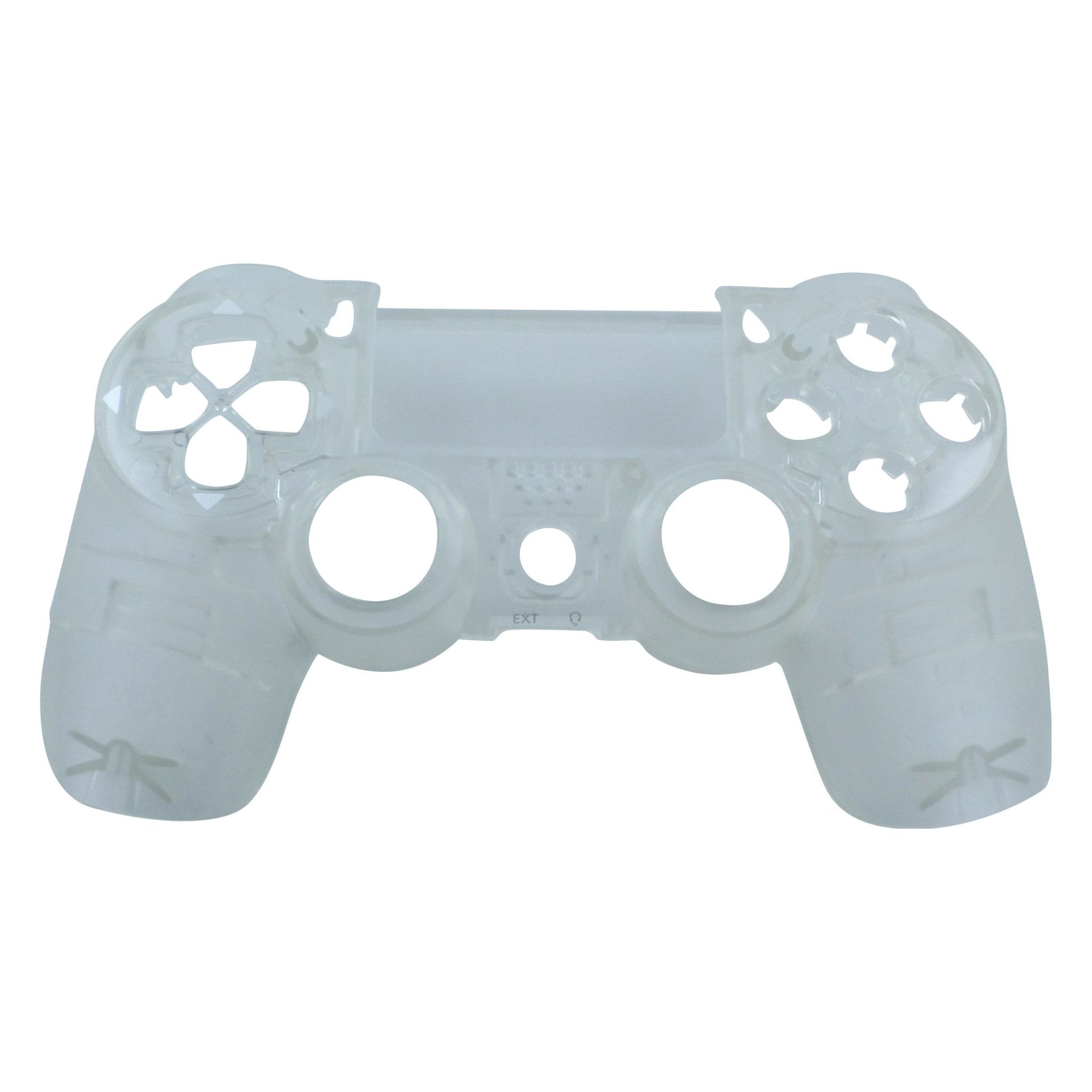 Front housing for PS4 Sony wireless controller shell replacement - Matte transparent | ZedLabz