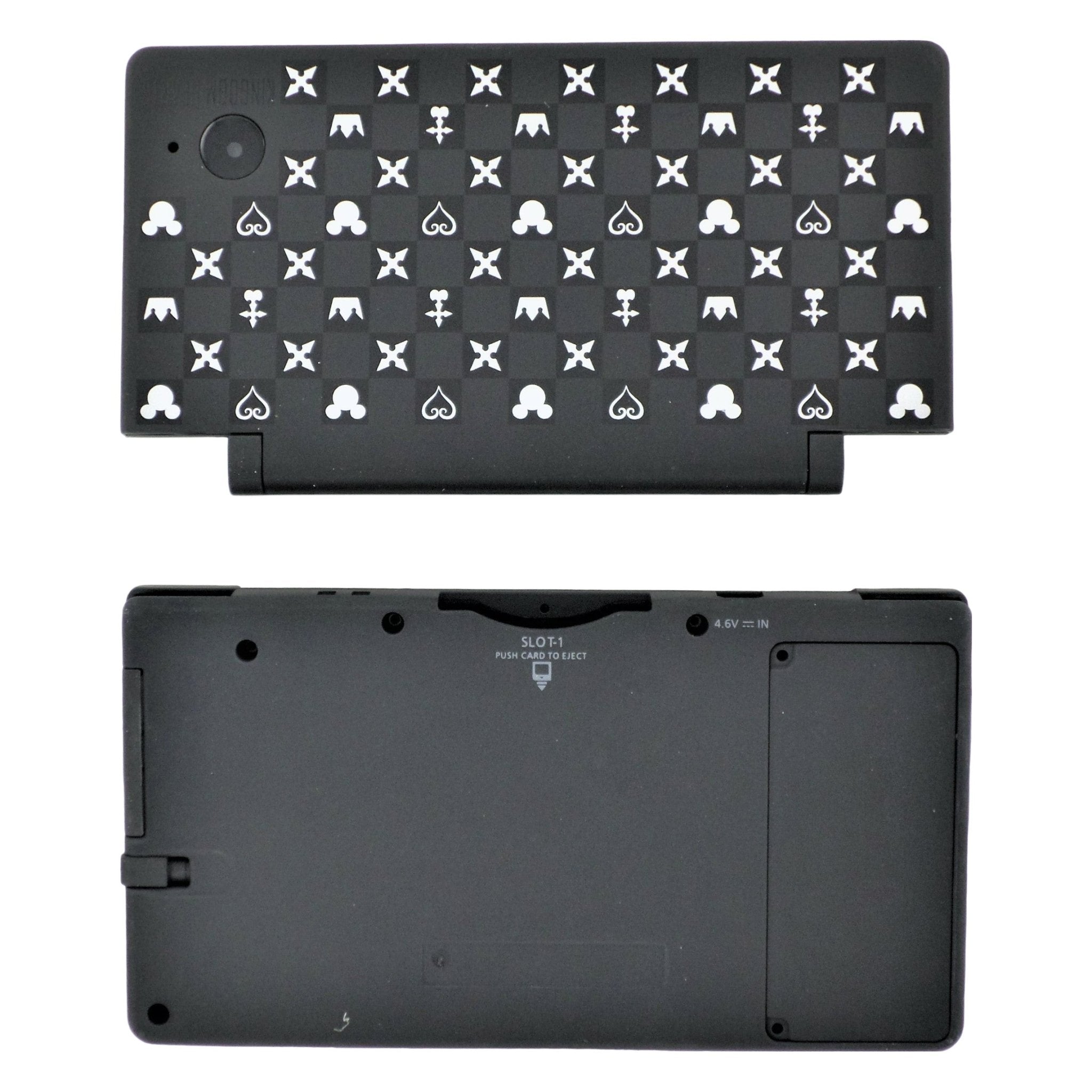 Full housing shell for Nintendo DSi console complete repair kit replacement - Disney Edition Black | ZedLabz