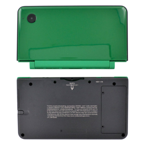 Full housing shell for Nintendo DSi XL console complete casing repair kit replacement - green | ZedLabz