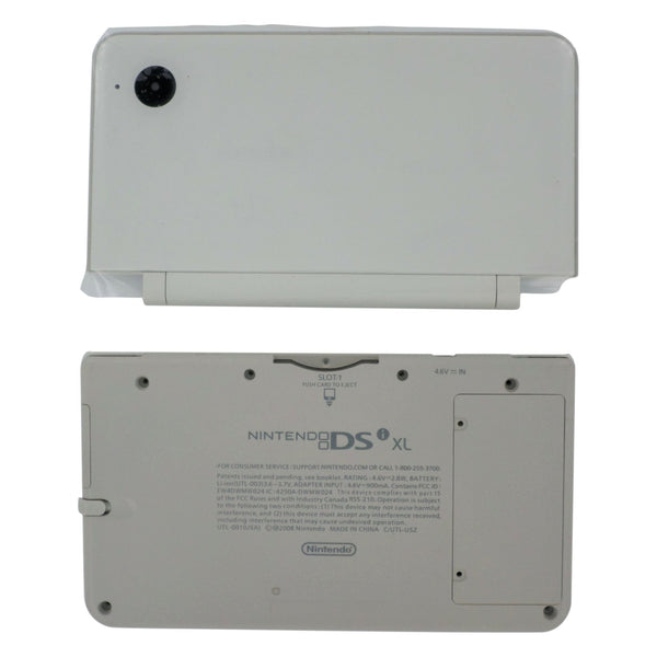 Full housing shell for Nintendo DSi XL console complete casing repair kit replacement - White/Grey | ZedLabz