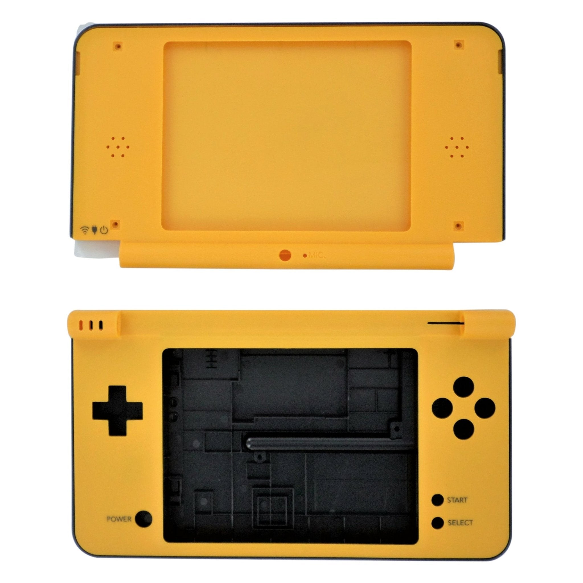 Full housing shell for Nintendo DSi XL console complete casing repair kit replacement - Yellow | ZedLabz