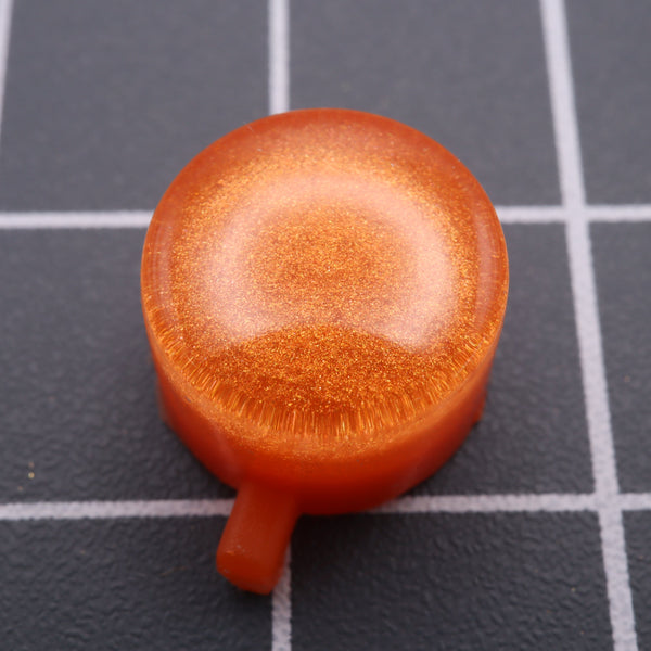 Hand cast resin buttons for Nintendo Game Boy Original DMG-01 (Game Boy Classic) - Orange candy | Lab Fifteen Co