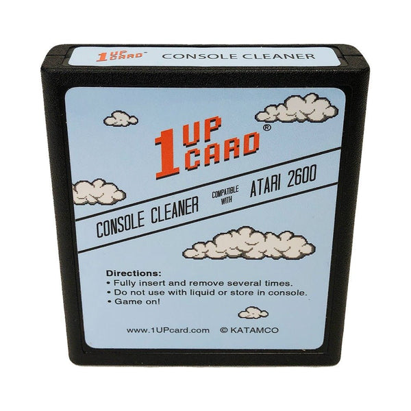 Game cartridge slot cleaner for Atari 2600 cleaning cartridge | 1UPcard