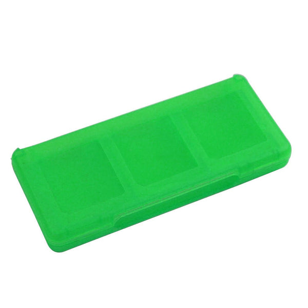 Game case for 3DS 2DS DS Lite DSi XL Nintendo card cartridge storage 6 in 1 - Green | ZedLabz
