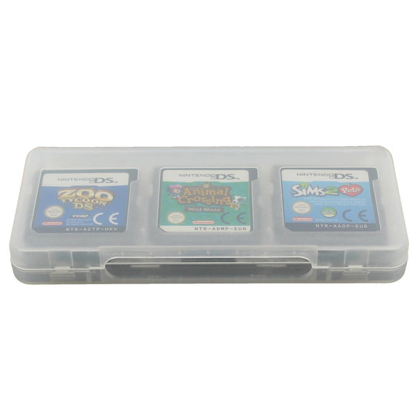 Game case for 3DS 2DS DS Lite DSi XL Nintendo card cartridge storage 6 in 1 - White | ZedLabz