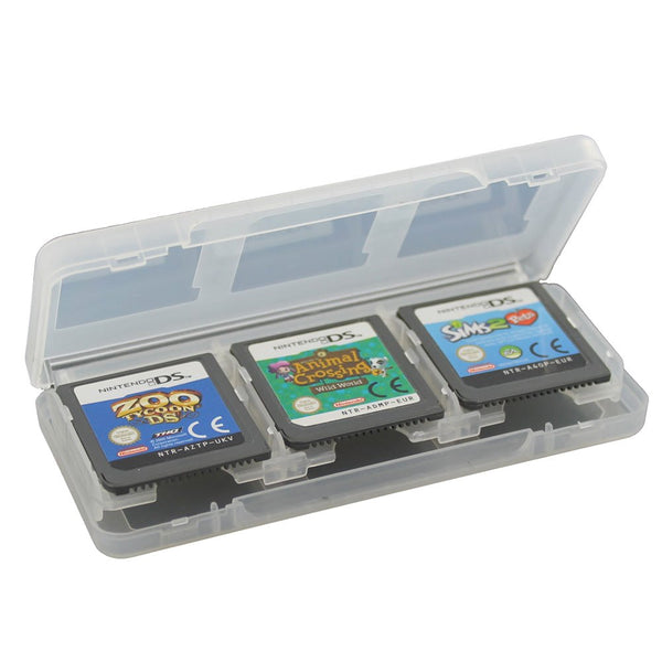Game case for 3DS 2DS DS Lite DSi XL Nintendo card cartridge storage 6 in 1 - White | ZedLabz
