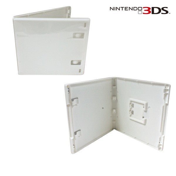 Game case for Nintendo 3DS retail compatible cartridge replacement thin spine North America - White | ZedLabz