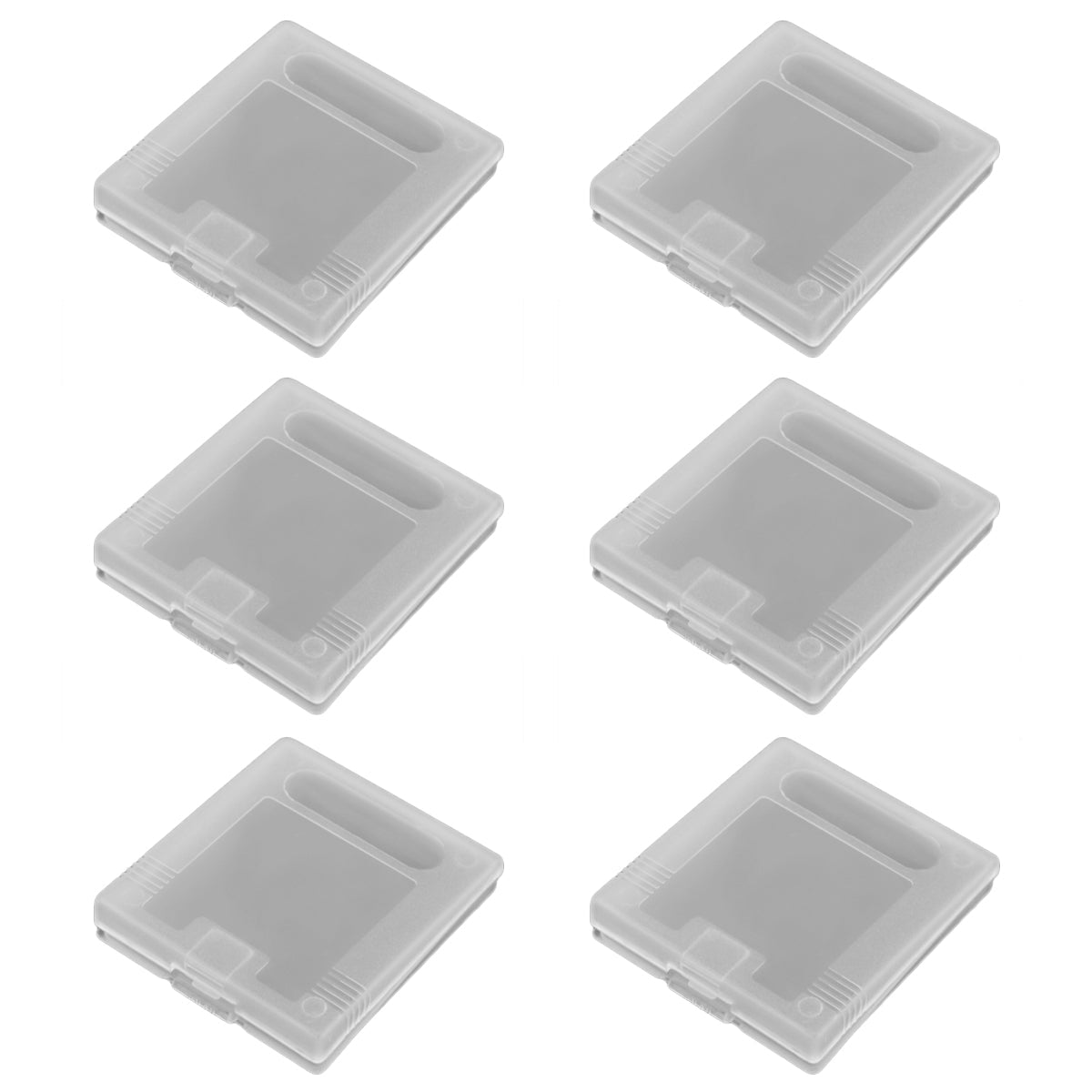 Game case for Nintendo Game Boy Original & Color single storage single box - 6 pack Clear | ZedLabz
