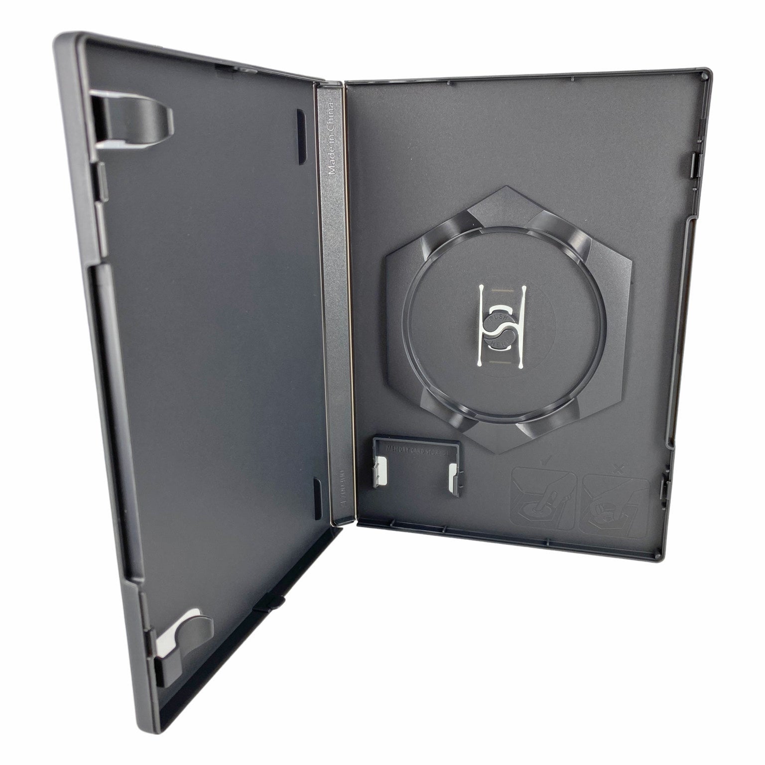Game case for Nintendo GameCube replacement empty retail box - 2 pack grey | ZedLabz
