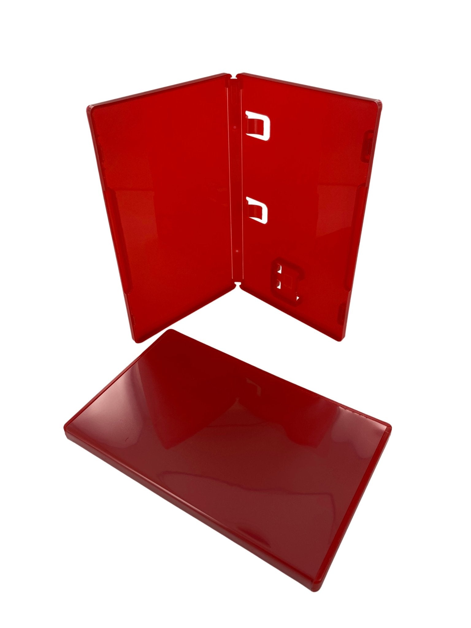 Game case for Nintendo Switch 2 replacement empty retail box cover - 2 pack red | ZedLabz