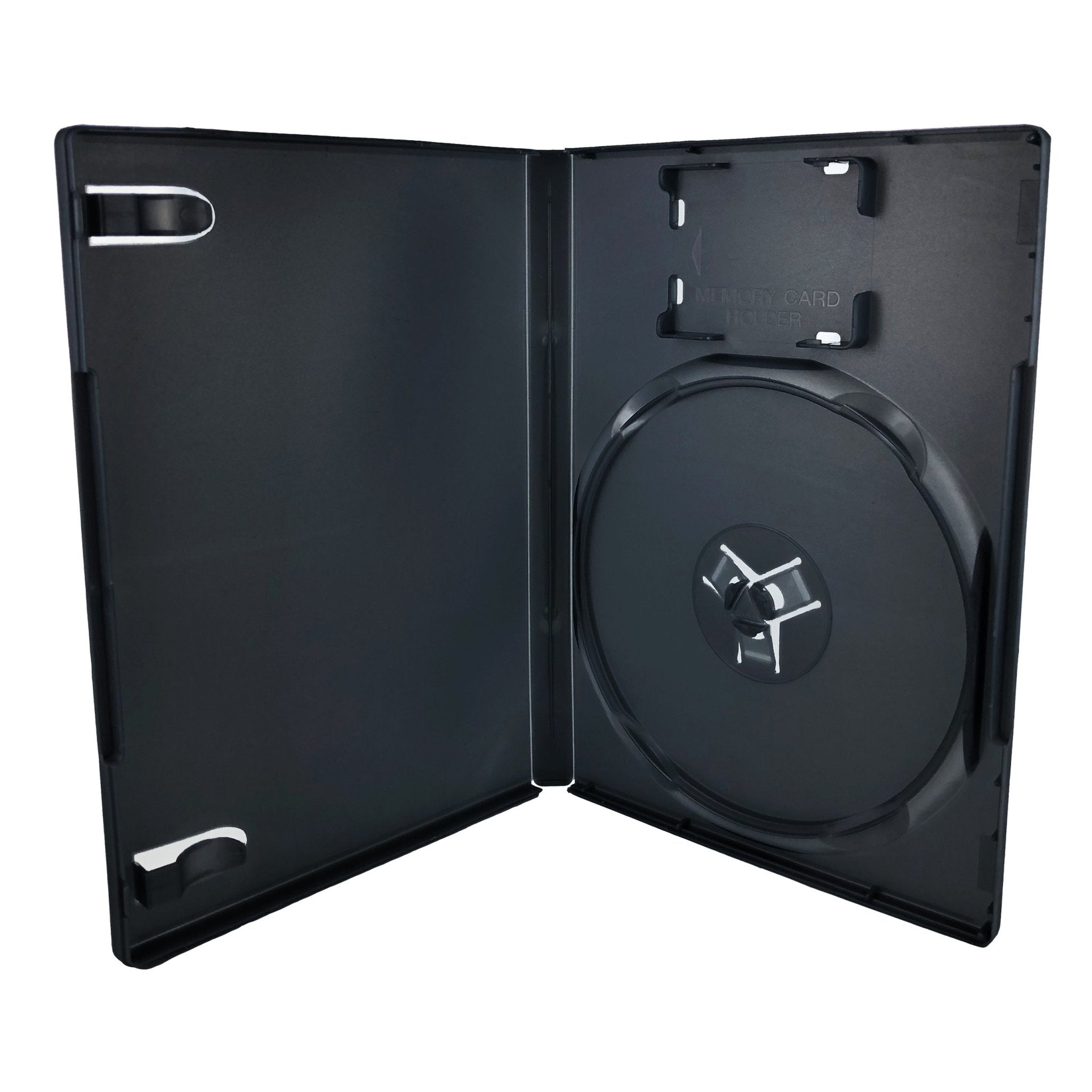 Replacement game case for PS2 empty retail box 10 pack black