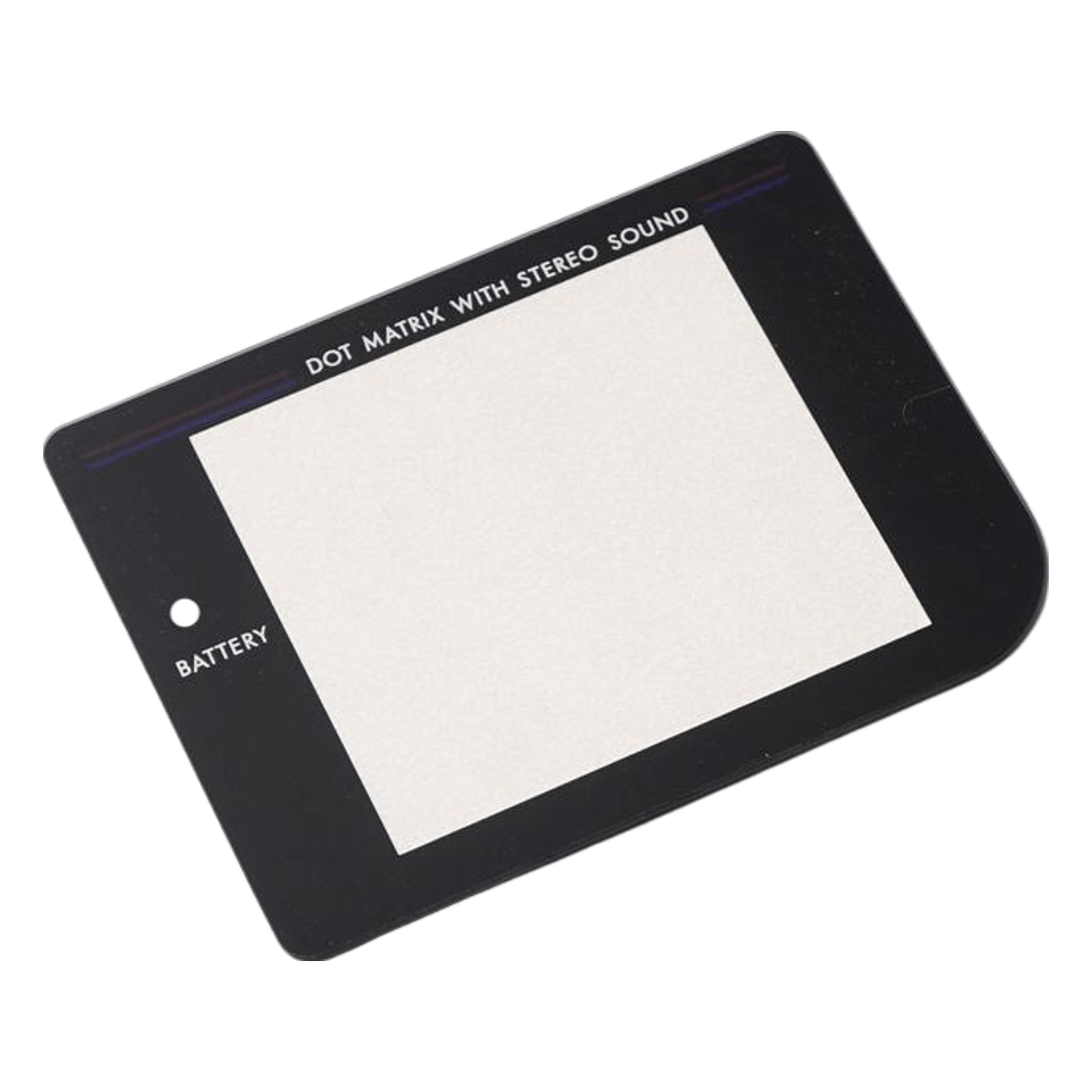 Glass lens screen for Nintendo Game Boy DMG-01 Retro Pixel IPS LCD screen modded console - Black | Funnyplaying