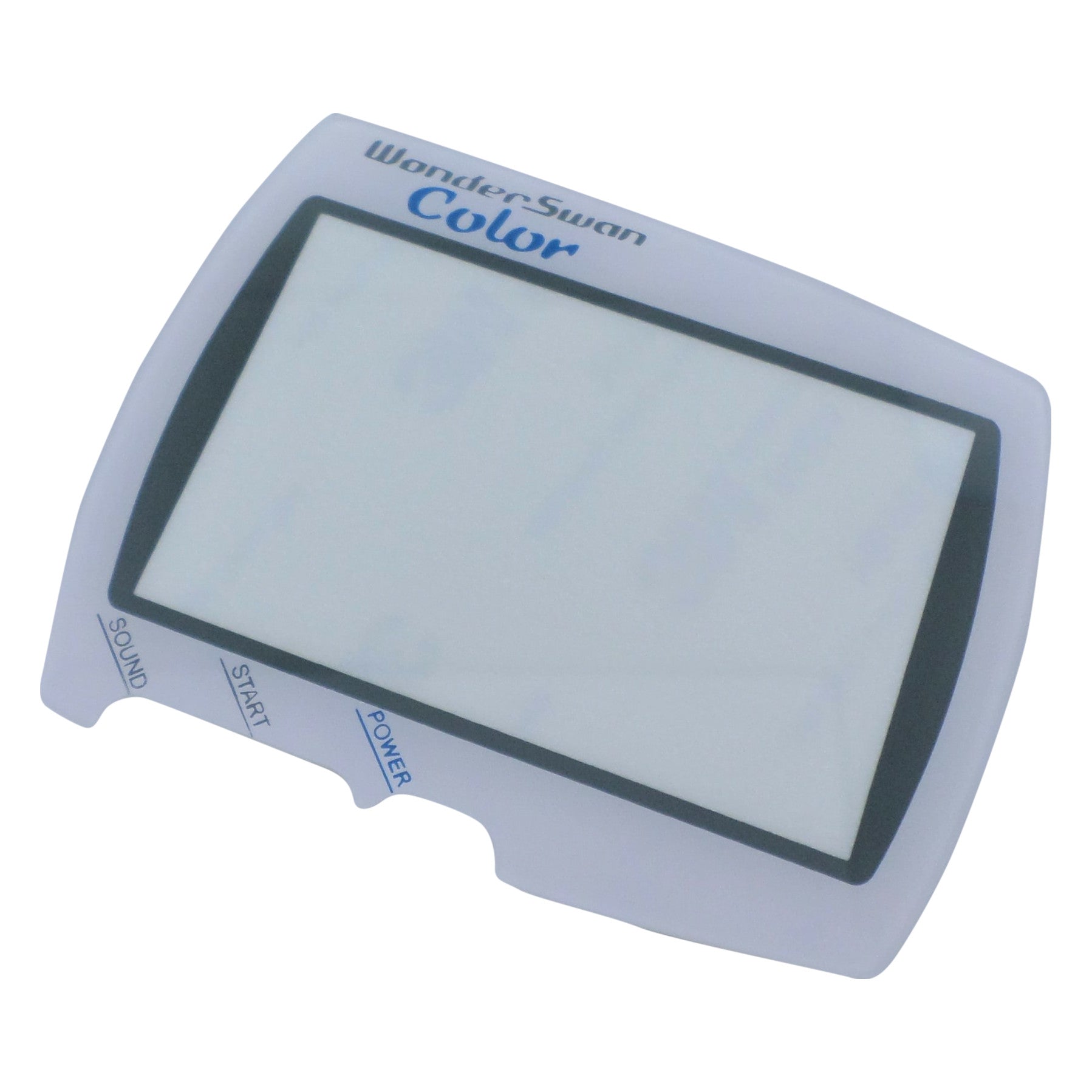 Glass screen lens for Bandai WonderSwan Color console cover replacement - white | ZedLabz