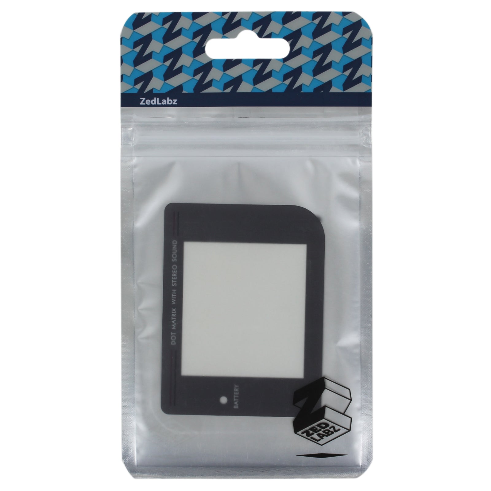 Glass screen lens for Nintendo Game Boy original DMG-01 Play it loud - dark grey | ZedLabz
