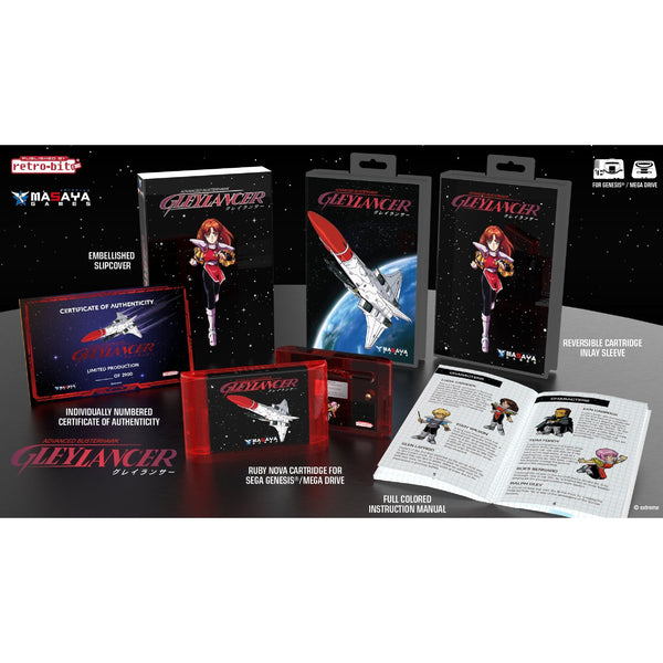 Gley Lancer for Sega Genesis / Mega Drive Collector's Edition with English translation | Retro-bit Publishing