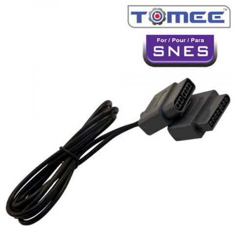 Extension cable for original SNES Nintendo controllers 1.8m 6FT wire - 2 pack black | ZedLabz