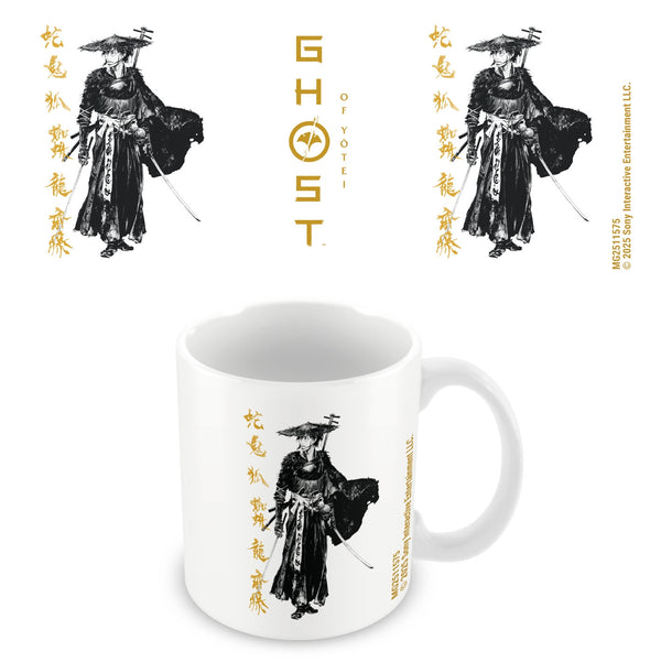 Ghost of Yotei Atsu official mug 11oz/315ml white ceramic | Pyramid