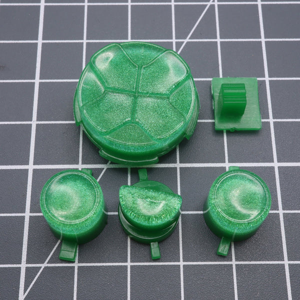 Hand cast custom resin buttons for Sega Game Gear - Lime candy | Lab Fifteen Co - 1