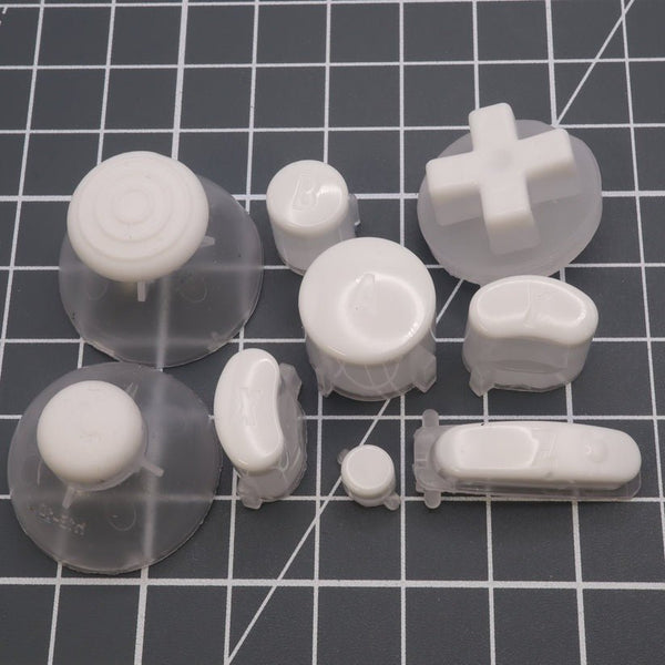Hand cast custom resin buttons for Nintendo GameCube controller - Pudding Cap | Lab Fifteen Co