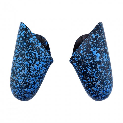Handle grips for Nintendo Switch Pro controller Left & Right shell replacement - 3D splashing Blue & Black | ZedLabz